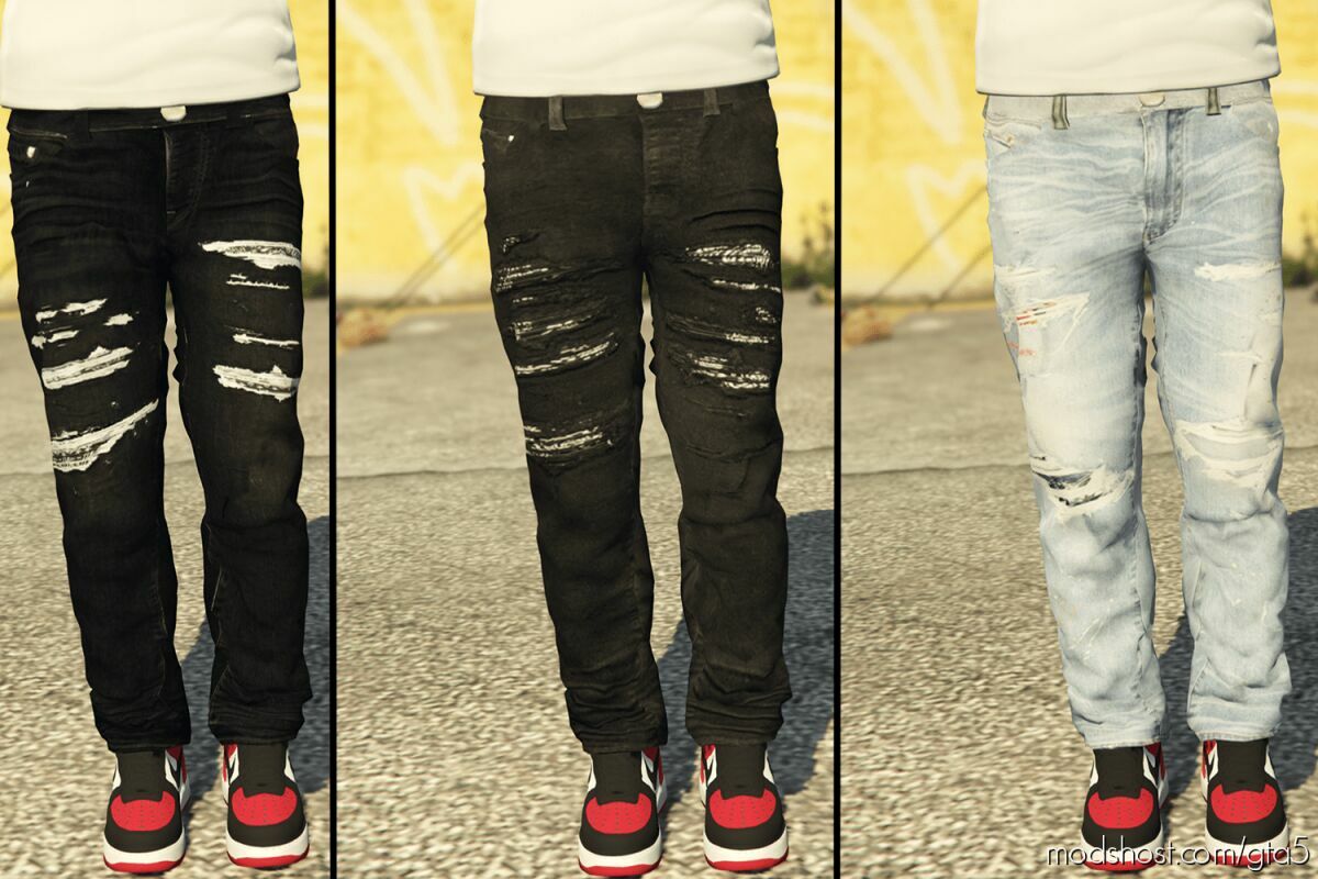 Slimmy Jeans MP Male GTA 5 Player Mod - ModsHost