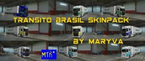 ETS2 Brazil Mod: Transito Brazil Skin Pack V2.0 (Image #2)