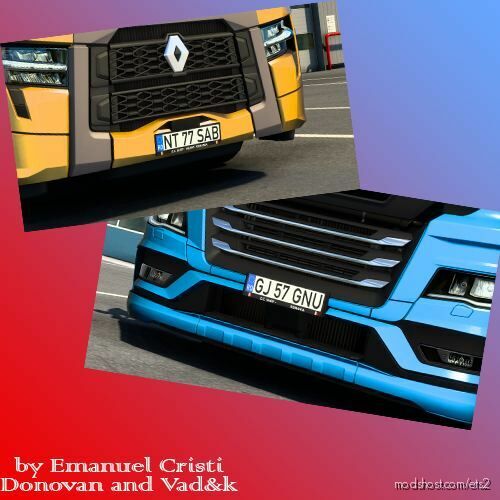 Romanian Licences Plate Pack For Trucks #2 for Euro Truck Simulator 2