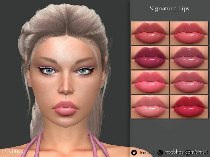 Signature Lipstick for Sims 4