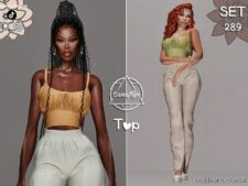 SET 289 – Vacay Ready TOP for Sims 4