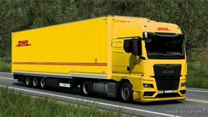 ETS2 MAN Mod: TGX 2020 DHL Combo Skin (Image #2)