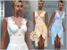 Bridesmaid Dress for Sims 4