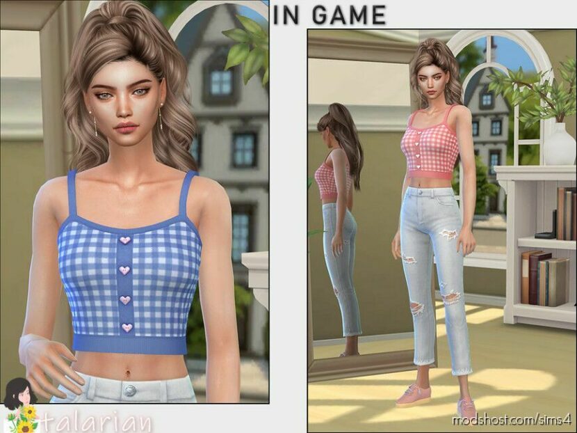 Arianna Tank TOP for Sims 4