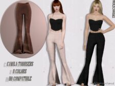 Camila Trousers for Sims 4