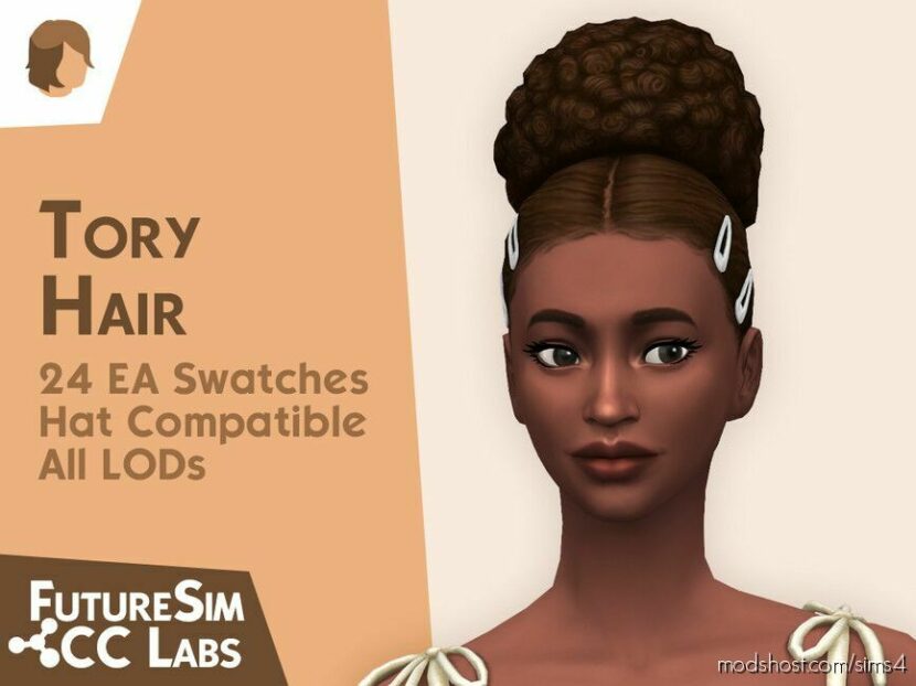 Tory Hair for Sims 4