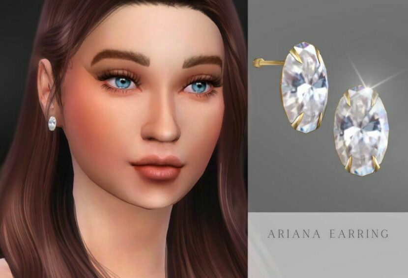 Ariana Earrings for Sims 4