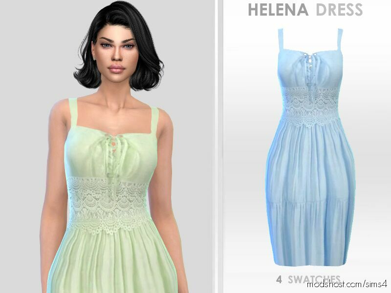 Helena Dress for Sims 4