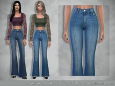 Helena Jeans (Flared) for Sims 4