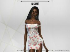 Sims 4 Adult Clothes Mod: Ninah Dress (Image #2)