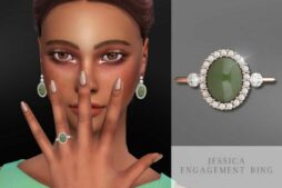Jessica Engagement Ring for Sims 4