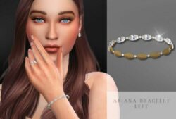 Ariana Bracelet Left for Sims 4