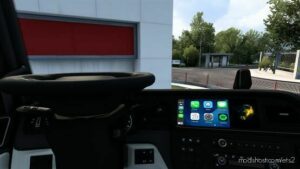 ETS2 MAN Interior Mod: TGX 2022 Apple Carplay (Image #2)