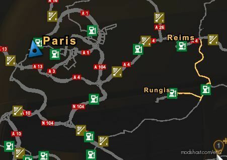 Rungis Extension For Europe Map for Euro Truck Simulator 2