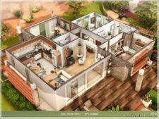 Sims 4 House Mod: One-Story Idyll NO CC (Image #4)