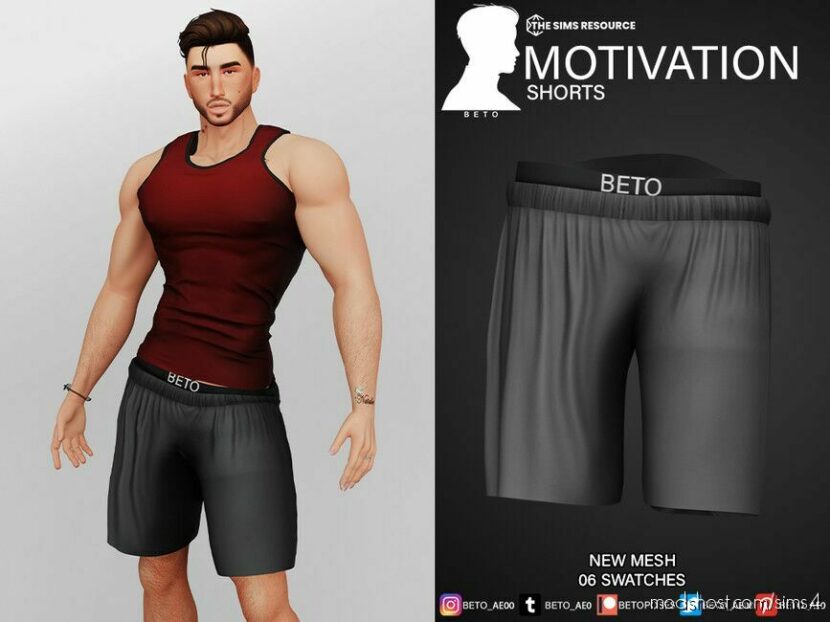 Motivation (Shorts) for Sims 4