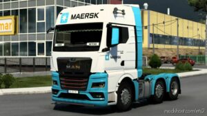 Skin Maersk MAN TGX 2020 By Rodonitcho Mods [1.47] for Euro Truck Simulator 2