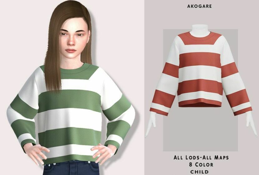 Maia TOP for Sims 4