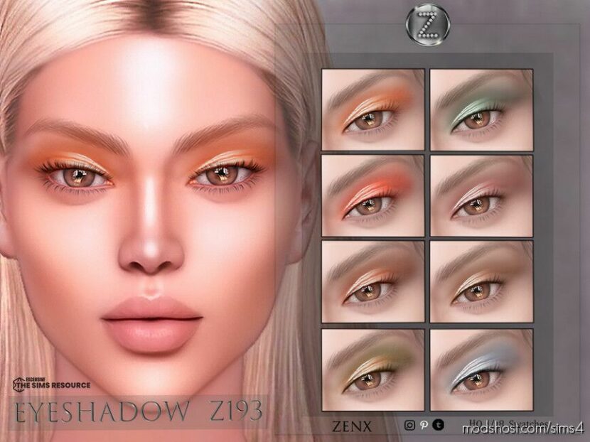 Eyeshadow Z193 for Sims 4