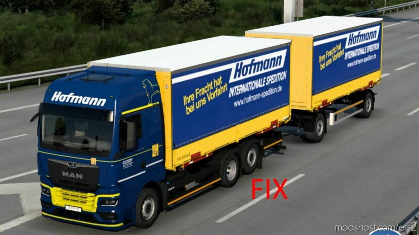 Swap Body Addon For MAN TGX 2020 SCS FIX for Euro Truck Simulator 2