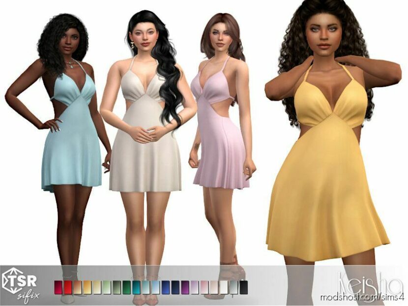 Keisha Dress for Sims 4