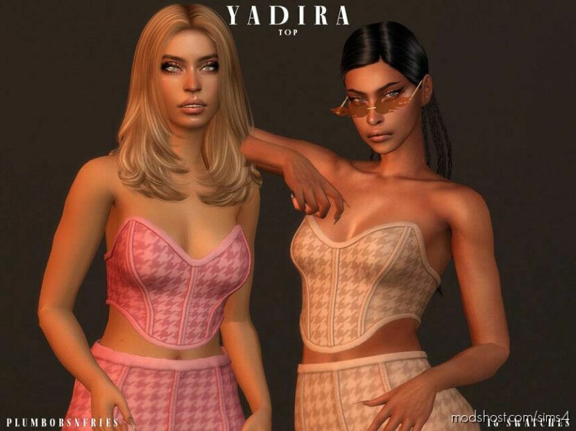 Yadira TOP for Sims 4