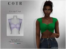 Chordoftherings Crop TOP T-431 for Sims 4