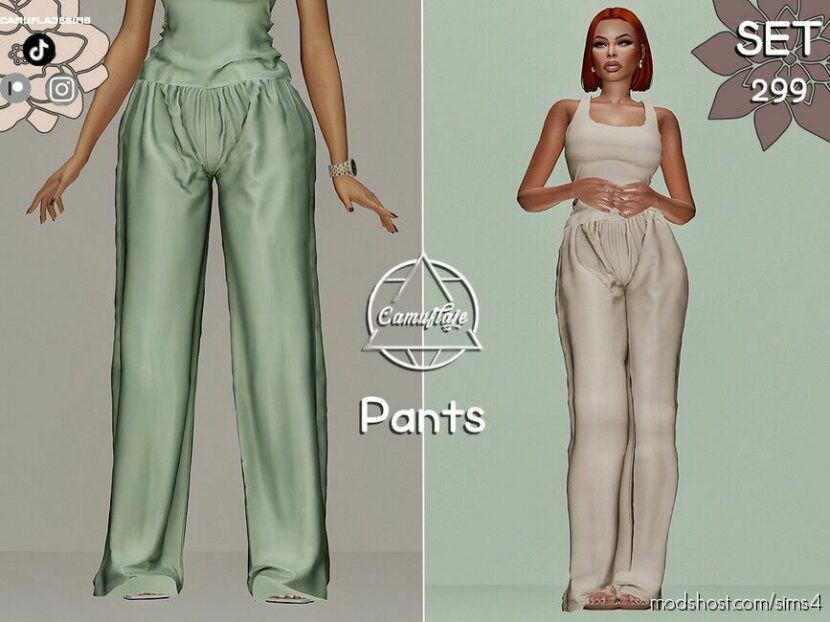 SET 299 – Loungewear Pants Sims 4 Clothes Mod - ModsHost