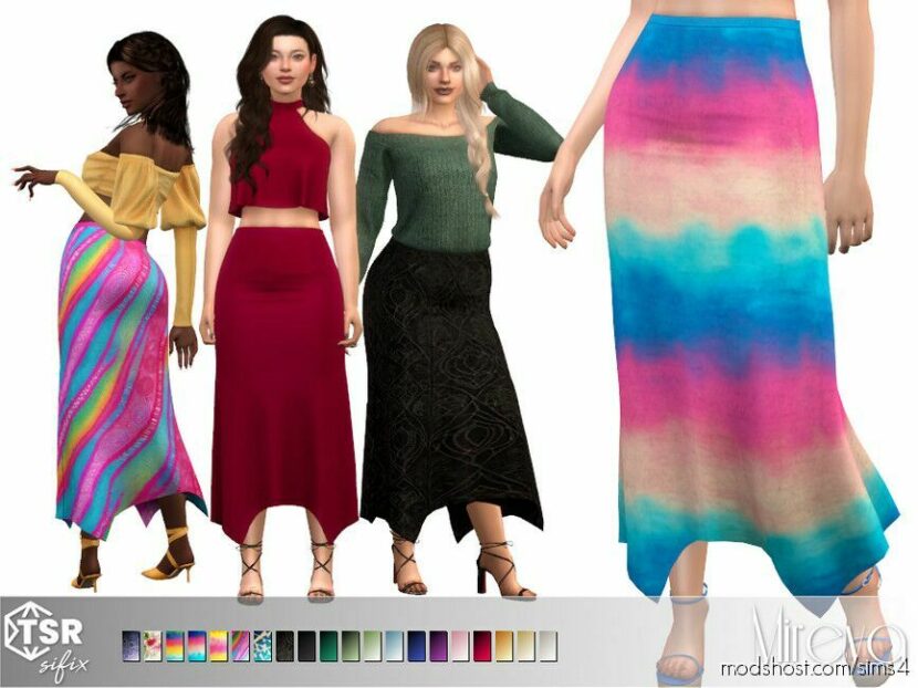 Mireya Skirt for Sims 4
