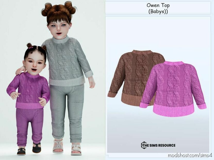 Owen TOP (Babys) for Sims 4