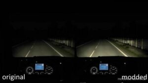 3X Brighter Headlights V1.0.2 for Euro Truck Simulator 2