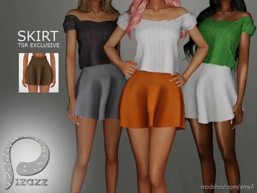 Summer FUN Skirt for Sims 4
