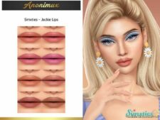 Simxties – Jackie Lips for Sims 4