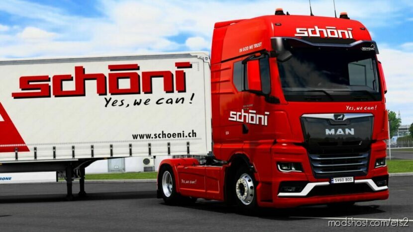 Schoni Transport For MAN TGX 2020 [Combo Skin] for Euro Truck Simulator 2