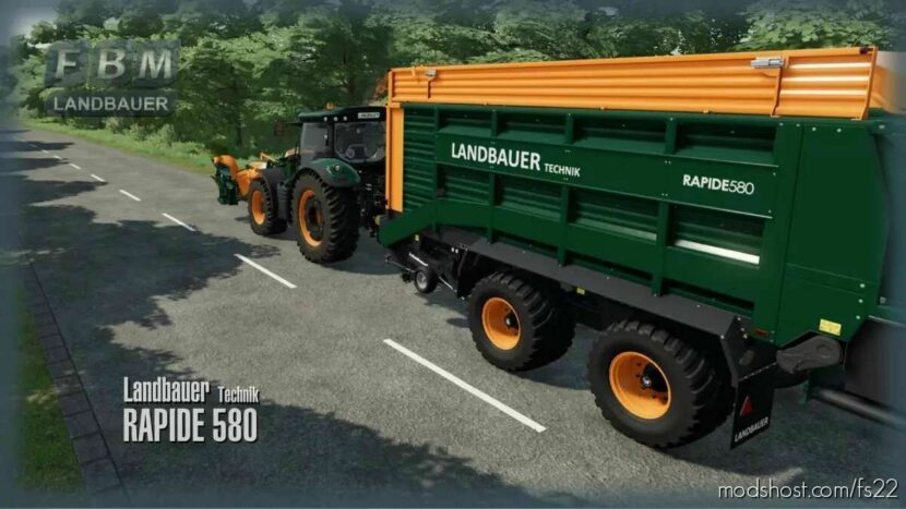 Landbauer Rapide 580 V1.1 for Farming Simulator 22