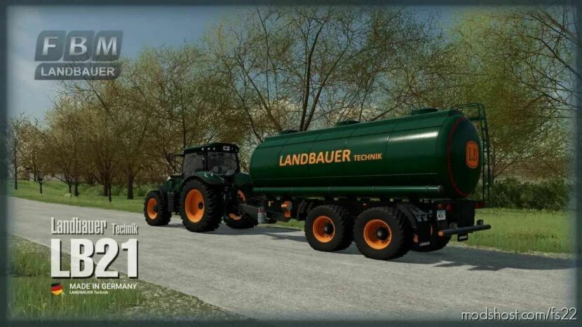 Landbauer LB21 V1.1 for Farming Simulator 22