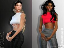 Crop TOP DO874 for Sims 4