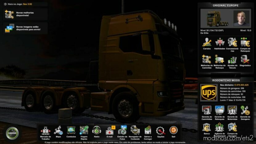 Profile Original Europe By Rodonitcho Mods V1.2 [1.47] for Euro Truck Simulator 2