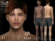 Nature Male Skintones 0523 By S-Club for Sims 4