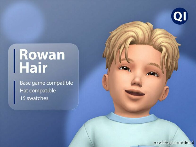 Rowan Hair for Sims 4
