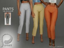 Sandy Cropped Pants for Sims 4