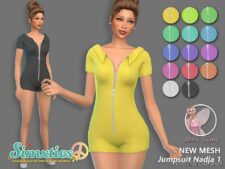 Simxties Jumpsuit Nadja 1 for Sims 4