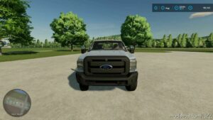 FS22 Ford Mod: F350 Bucket Truck (Image #8)