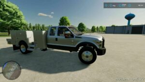 FS22 Ford Mod: F350 Bucket Truck (Image #9)