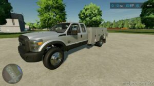 FS22 Ford Mod: F350 Bucket Truck (Image #10)