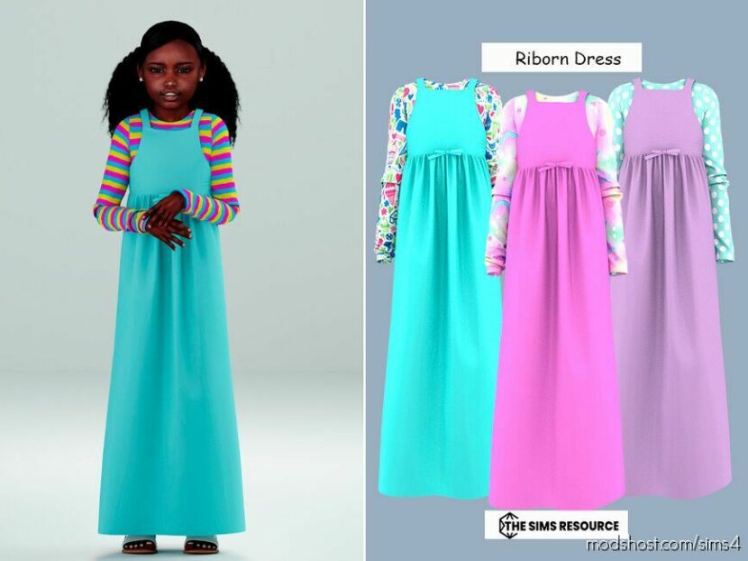 Nashly Dress for Sims 4