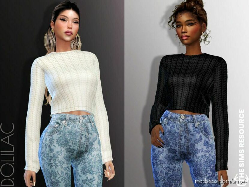 Cashmere Sweater DO886 for Sims 4
