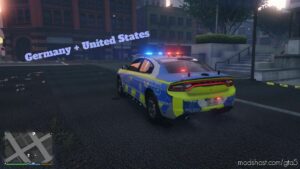 GTA 5 Dodge Vehicle Mod: Charger Polizei NRW Style ELS (Image #3)