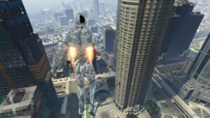 GTA 5 Player Mod: Cyborg Addon PED (Image #2)