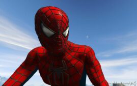 GTA 5 Player Mod: Spiderman Deluxe Addon PED (Image #3)